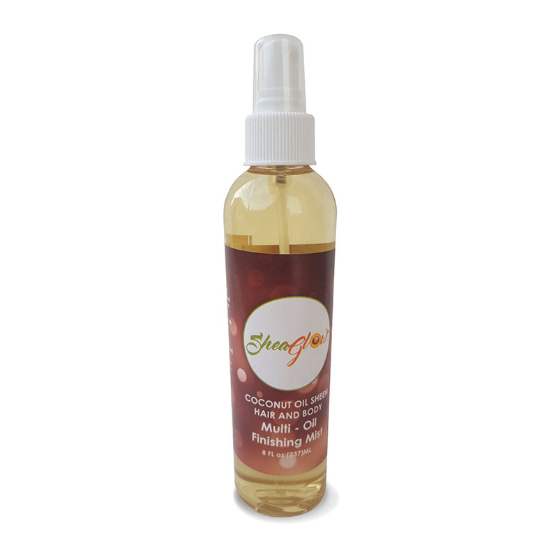 Shea Glow Coconut Oil Sheen Hair and Body Multi-Oil Finishing Mist-Case (Qty 24)